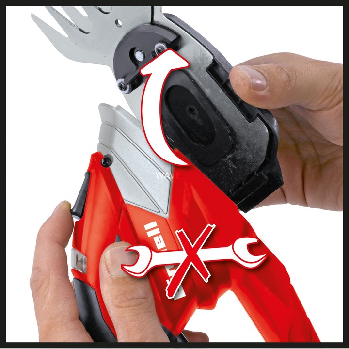 Actual product image Einhell GE-CG 7.2 Li (Cordless hedgecutters)