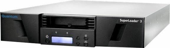 Produktbild Quantum SuperLoader 3 one LTO8HH tape drive Model C 16 slots 6Gb/s SAS rackmount barcode reader EMEA (LTO, 192000 GB)