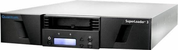 Produktbild Quantum SuperLoader 3 one LTO8HH tape drive Model C 16 slots 6Gb/s SAS rackmount barcode reader EMEA (LTO, 192000 GB)