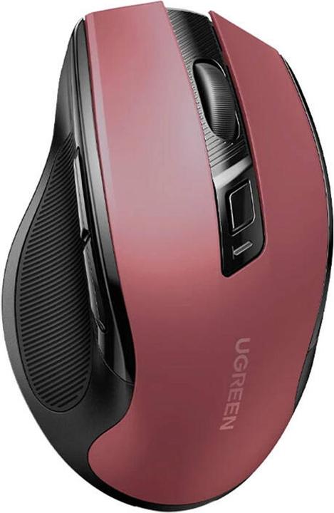 Actual product image Ugreen Mysz Bezprzewodowa mysz MU006 2.4 GHz + Bluetooth 5.0 (czerwona) (Wireless)