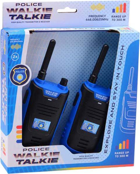 Actual product image Johntoy Walkie Talkie Polizei - 300 Meter Reichweite (0.30 km)