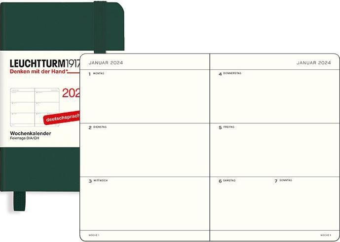 Produktbild Leuchtturm1917 Leuchtturm 1w/2s Mini Hc For.Green (7 x 11 cm)