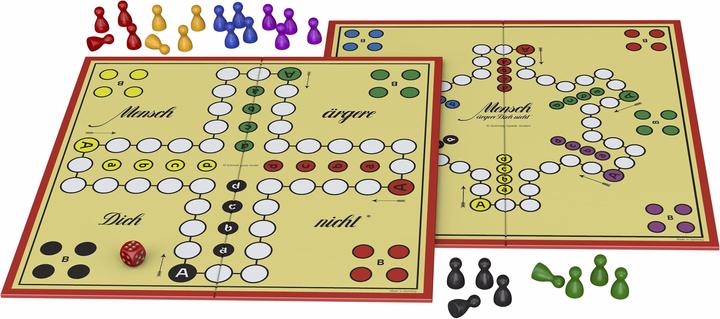 Actual product image Schmidt Spiele Mensch ärgere Dich nicht (Anniversary edition) (German)