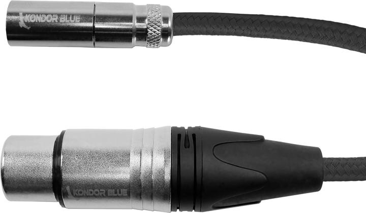 Image du produit Kondor Blue Mini XLR à XLR pour caméra BMPCC 6K Pro/C70 (Raven Black)(16") (0.41 m, Spécifique à l'appareil)