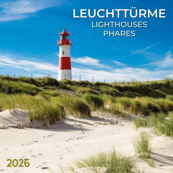 Produktbild Leuchttürme 2026 (30 x 30 cm, Harter Einband, Deutsch)