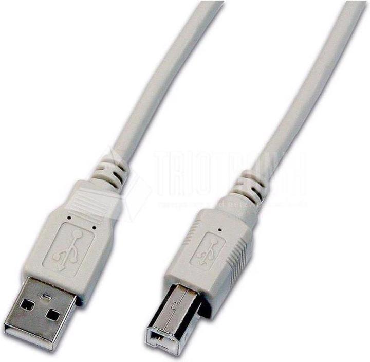 Actual product image Wirewin USB A-B mm Gr (4 m, USB 2.0)