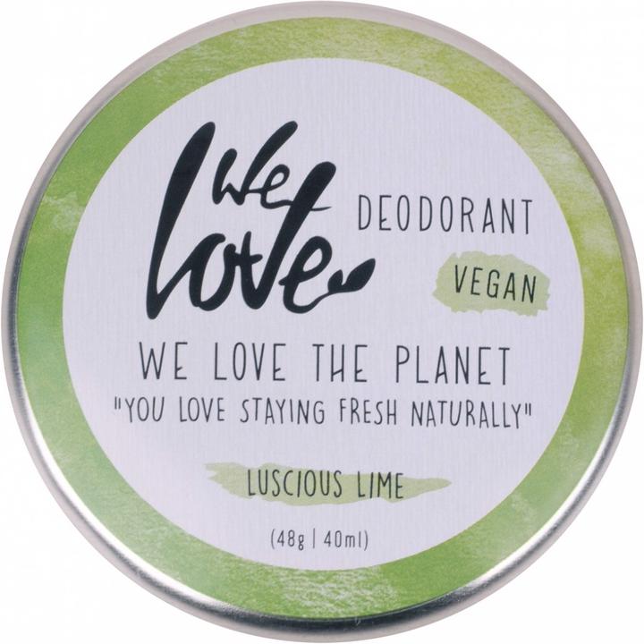 We Love The Planet DEOCREME - Luscios Lime - Vegan - mit Natron (Crème)