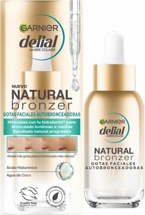 Produktbild Garnier Natural Bronzer Self-Tanning Facial Drops 30ml (30 ml)