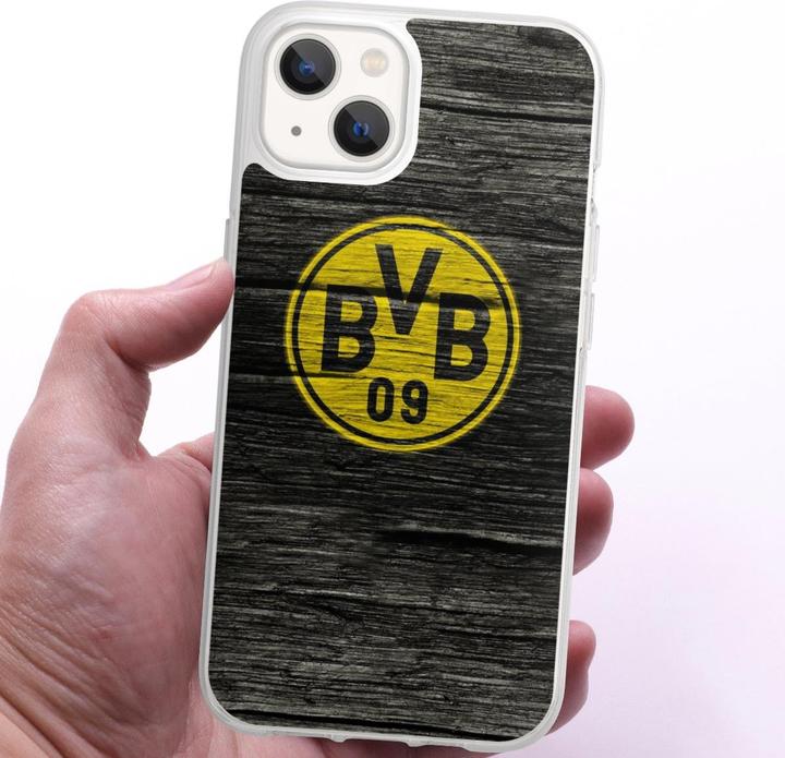 Produktbild DeinDesign Silikon Hülle für Apple iPhone 13 Handyhülle Case Smartphone Schutzhülle BVB Borussia Dortmund (Apple iPhone 13)