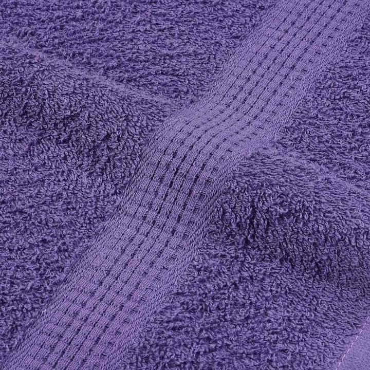Immagine prodotto vidaXL Asciugamani da bagno 2 pz. Viola 100x150 cm 360 g/m² 100% cotone telo doccia (100 x 150 cm)