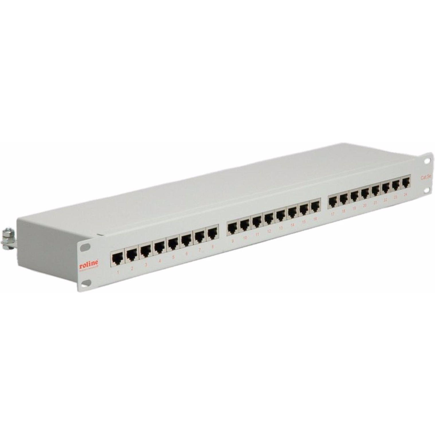Roline Patchpanel (CAT5e, 0.14 m), Netzwerkkabel