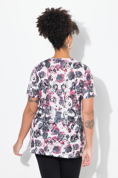 Image du produit Miamoda T-Shirt, Schlangenmuster, HERZ-Motiv (58)