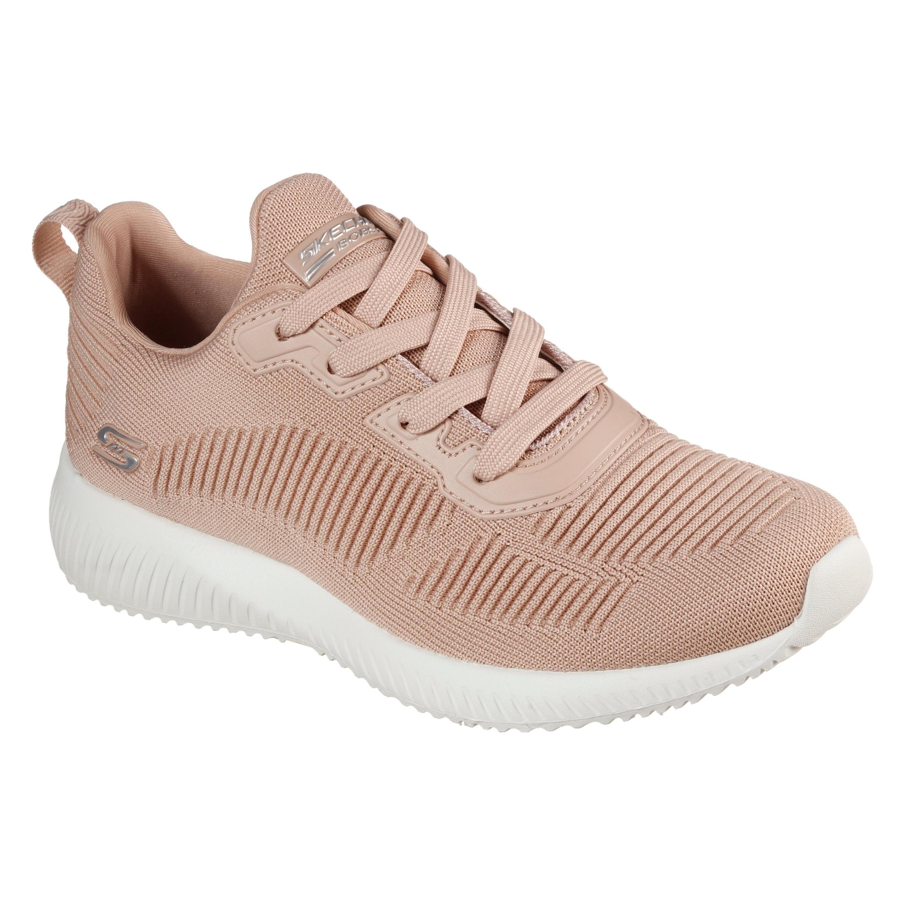 Skechers, Vrouwen, Sneakers, Bobs Squad Tough Talk Sneaker Dames, Beige, (39)