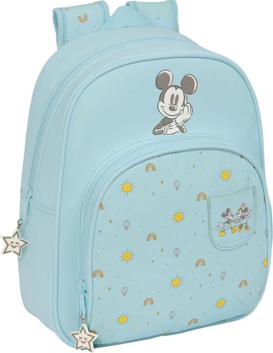 Mickey Mouse Club House Schulrucksack Mickey Mouse Clubhouse Baby Hellblau 28 x 34 x 10 cm
