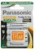Actual product image Panasonic Rechargeable Evolta (4 pcs., AA, 2450 mAh)