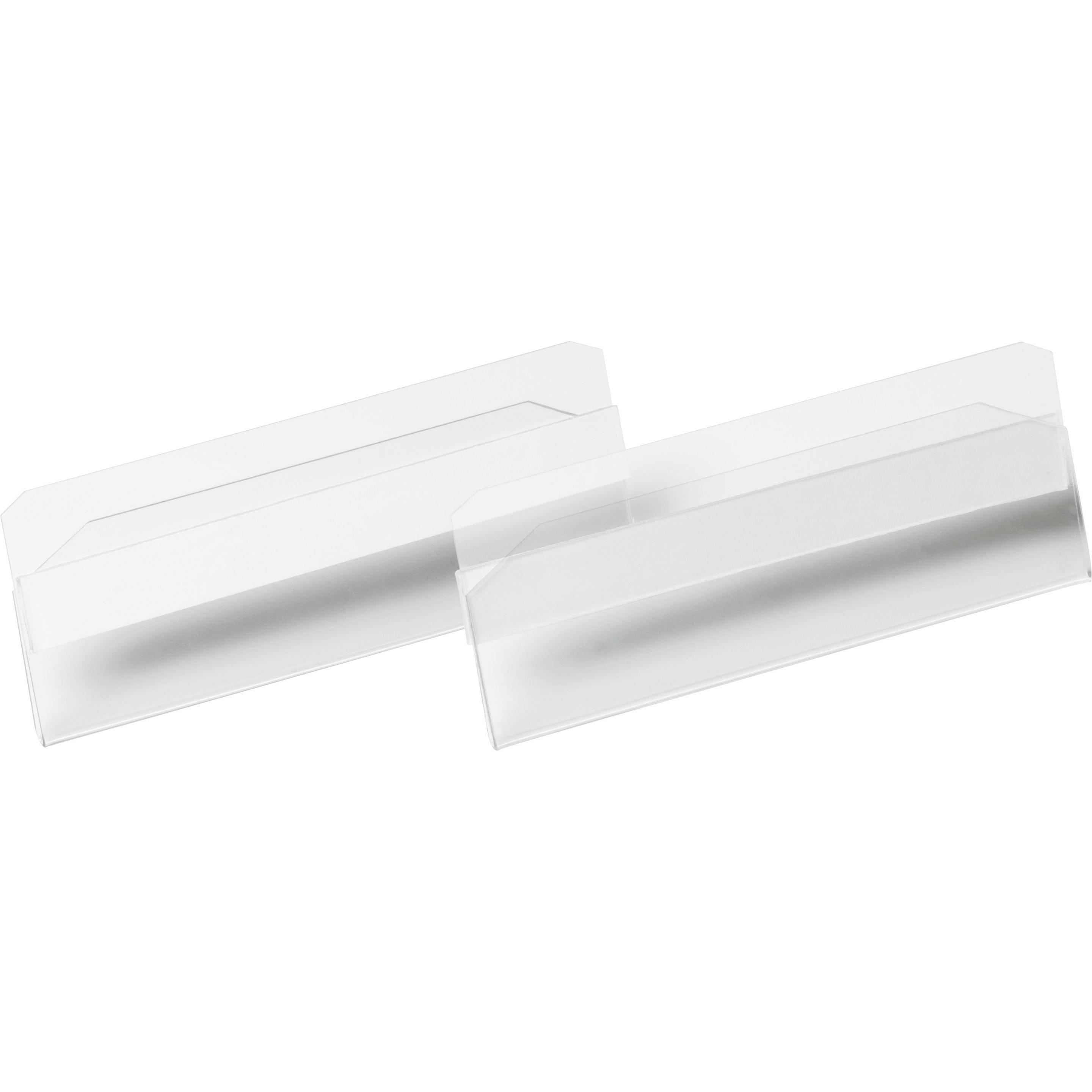 Durable, Informationsschild, Etikettentasche HARD COVER selbstkleben 100x38mm 10S
