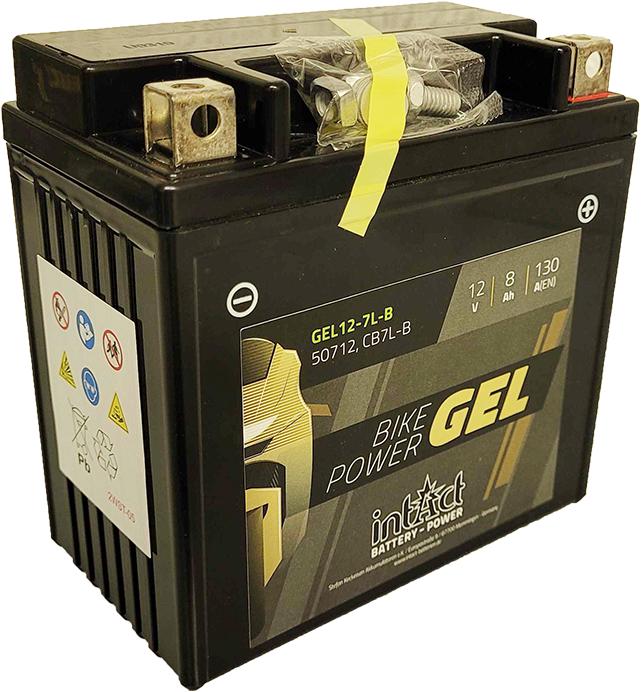 Immagine prodotto Intact GEL12-7L-B Bike-Power Batteria moto GEL 8Ah (DIN 50712) YB7L-B (12 V, 8 Ah, 130 A)