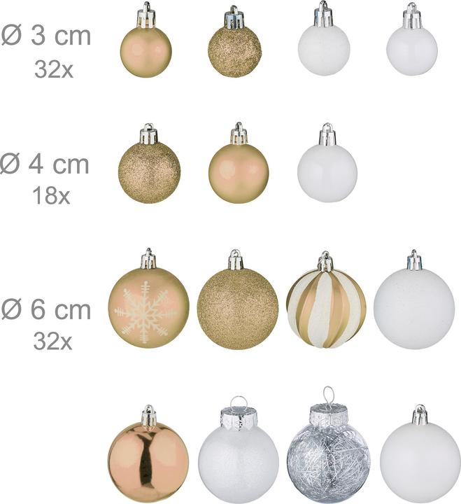 Actual product image Relaxdays christmas decorations (101 -part)