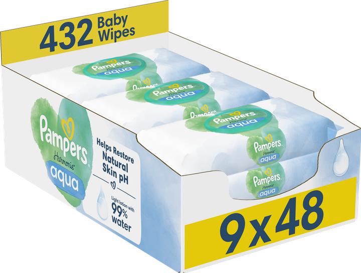 Produktbild Pampers Harmonie Aqua (432 Stk.)