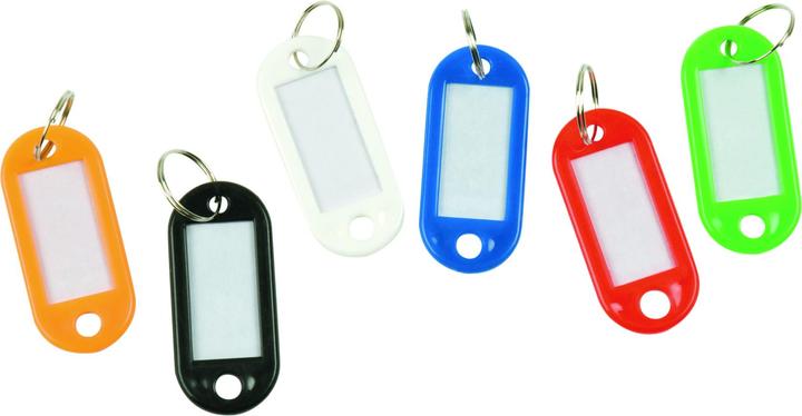 Image du produit Q-Connect K-CONNECT paquets de clés, 50x22mm, 100 pièces, jaune