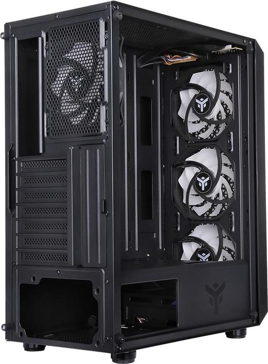 Actual product image Itek ITGCAST33B Computer Case Midi Tower Black (mATX, ATX, ITX)