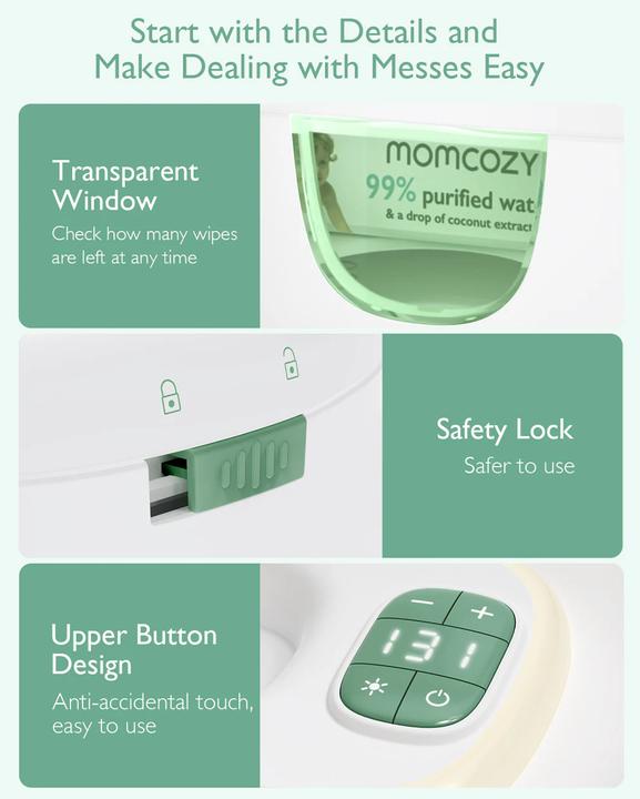 Actual product image Momcozy Baby wipe warmer
