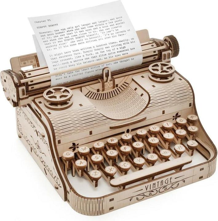 Produktbild Eco Wood Art Schreibmaschine - 3D Holzbausatz