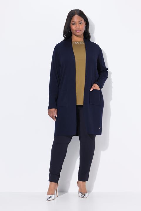 Produktbild Ulla Popken Strickjacke, lange, offene Form, weicher Feinstrick (50, 52)