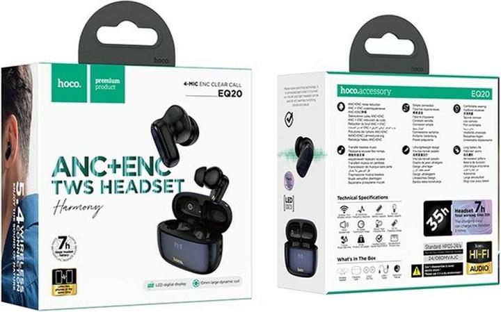 Actual product image Hoco EQ20 Rhyme (ANC, 6 h, Wireless)