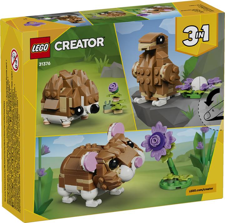 Image du produit LEGO Niedlicher Hamster mit Blume (31376, LEGO Creator Expert)