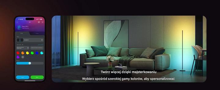 Produktbild Govee RGBICW Floor Lamp With Matter, H8076C13 (2200 lm)