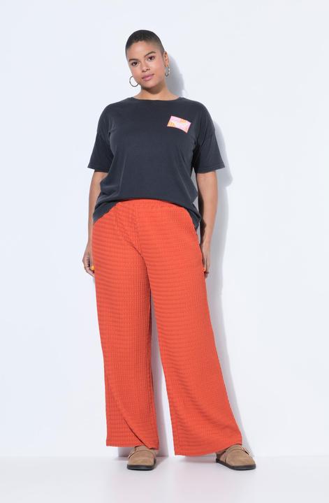 Produktbild Studio Untold Hose, Wide Legs, Waffelstruktur, Elastikbund (48)