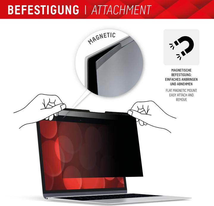 Produktbild Displex Privacy Safe, Laptop Blickschutzfilter (15", 3 : 2)