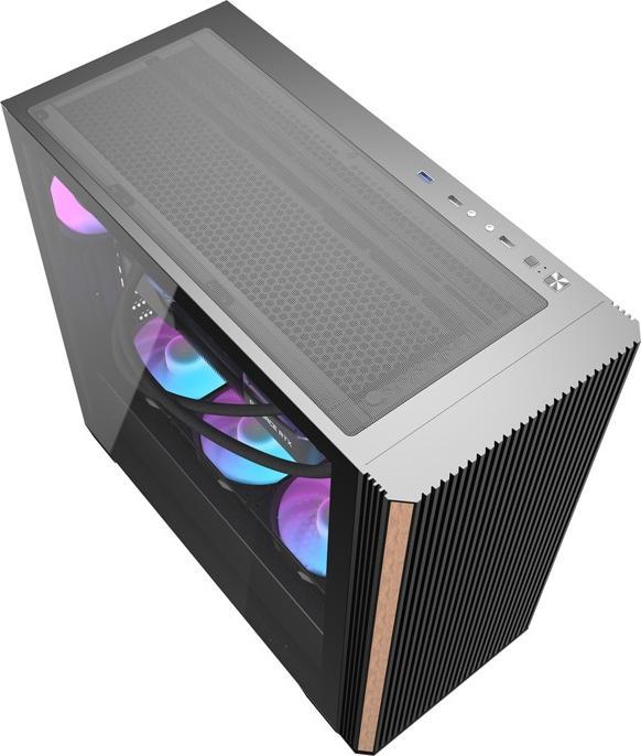 Image du produit Darkflash Tech Darkflash DS900WS computer case (black) + 4 fans (ITX, ATX)