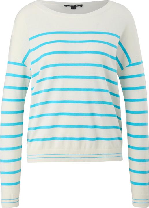 Image du produit Comma Strickpullover Strickpullover aus Leinenmix (36)