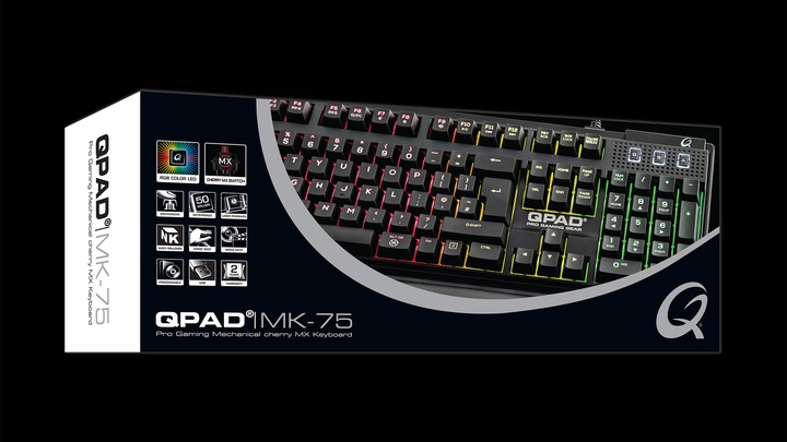 Produktbild QPAD Gaming Pro MK75 (Eng. Int., Kabelgebunden)