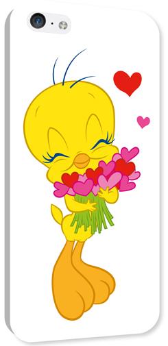 Warner Bros Cover Tweety Cuori iPhone 5C (Apple iPhone 5c)