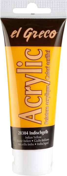 Produktbild Kreul el Greco Acrylic 75ml (Indischgelb, 75 ml)