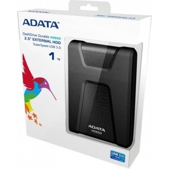 Thumbnail - Adata DashDrive USB (1 TB), Externe Festplatte, Schwarz