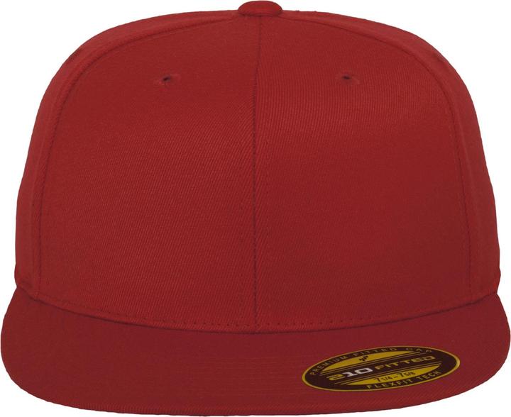 Actual product image Yupoong Flexfit Unisex Premium 210 Fitted Flat Peak Cap (XL)