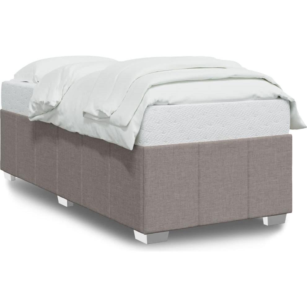 VidaXL, Bett, Bettgestell Stoff (90 x 190 cm)