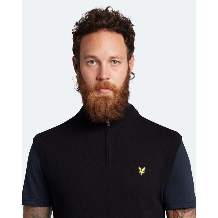 Actual product image Lyle and Scott Sleeveless knitted sweater (M)