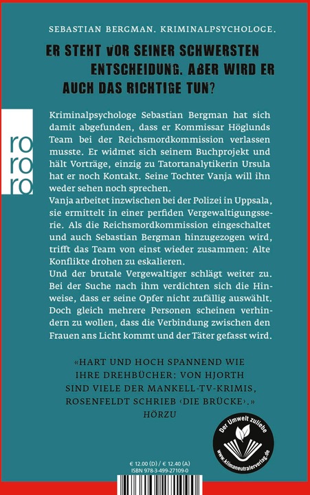 Image du produit Die Opfer, die man bringt (Allemand, Hans Rosenfeldt, Michael Hjorth, 2020)