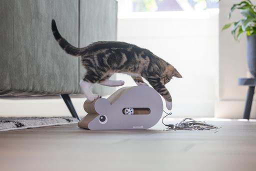 Produktbild Beeztees Kratzbrett Maus (Grau)