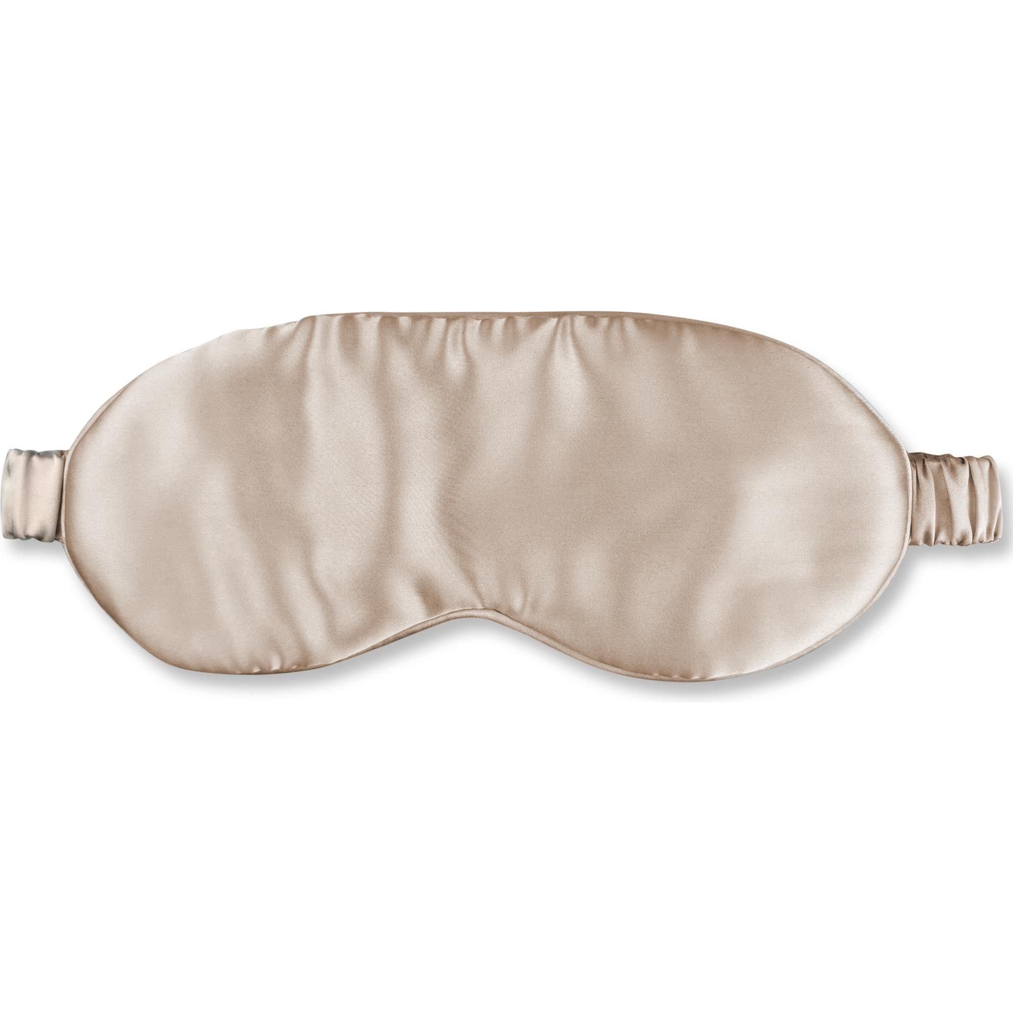 Thumbnail - Ailoria, Bettwäsche, BEAUTY SLEEP SET Silk Zipper Pillowcase (40x80) (beige) with eye mask (Bettwäsche Set, 40 x 80 cm)