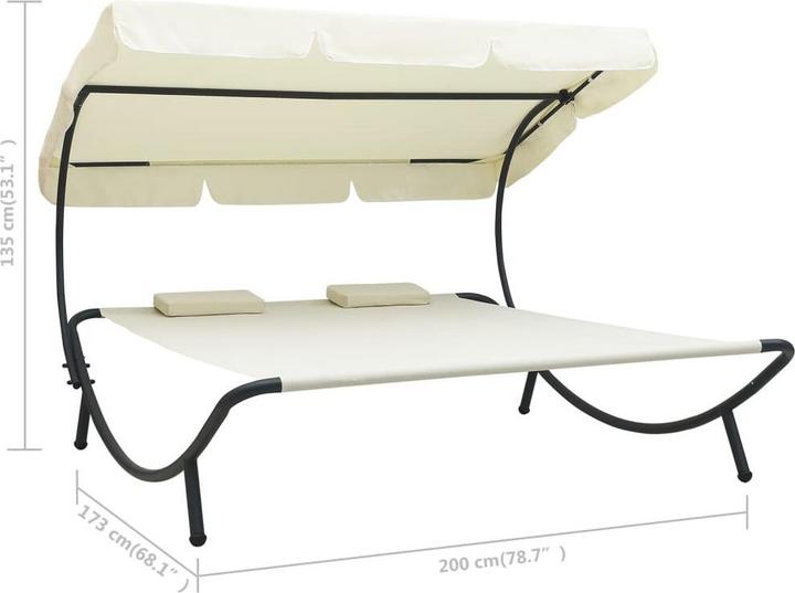 Immagine prodotto vidaXL Sonnenliege (200 cm)