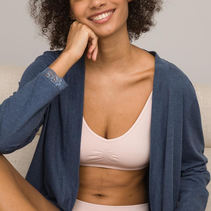 Actual product image La Redoute Collections Dressing gown with long sleeves (40)