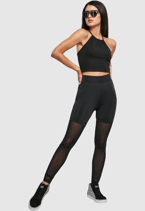 Actual product image Urban Classics Ladies High Waist Transparent Tech Mesh Leggings - 12116 (XS)