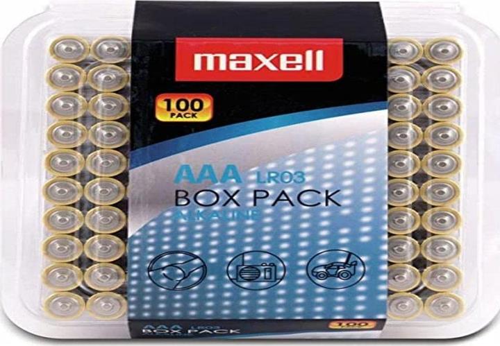 Image du produit Maxell LR03 (100 pcs, AAA / LR03 / Micro / R03 / AM4 / MN2400 / KR03)
