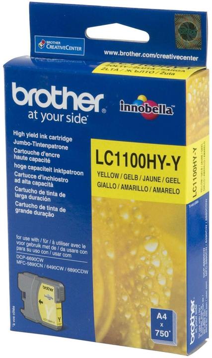 Actual product image Brother Lc-1100hyy (Y)